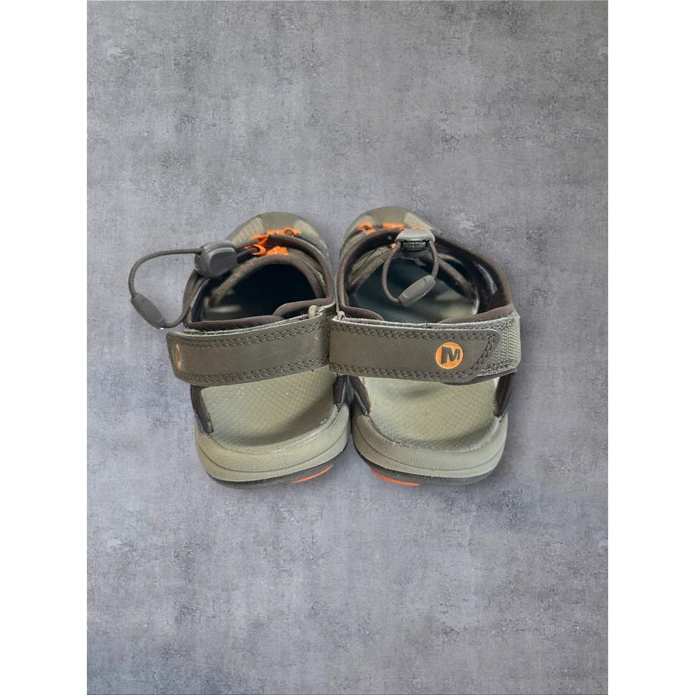 Merrell All Out Blaze Sieve Mens 9 Brown Orange EUC Hiking Water Sandals